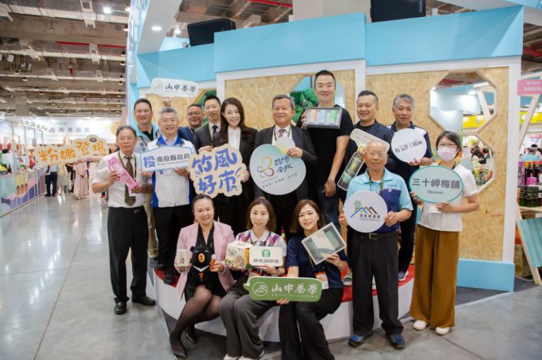 高虹安市長率竹市業者前進台北國際食品展　攜手南投縣簽署MOU共推在地農特